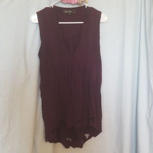 ☔$5 Love Stitch Dressy Tank Top Size L